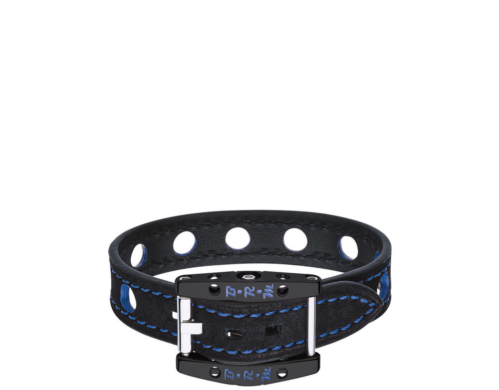 Photo Speed ​​BRM Armband aus schwarzem Titan und blauem Lack 300c