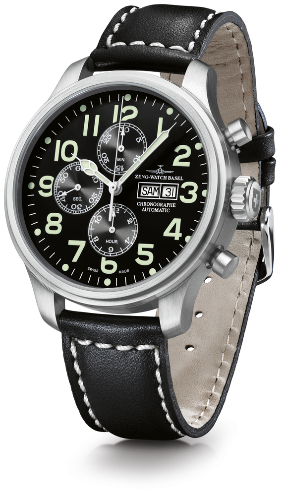 Photo Zeno-Watch Basel OS Pilot Chronograph Day-Date