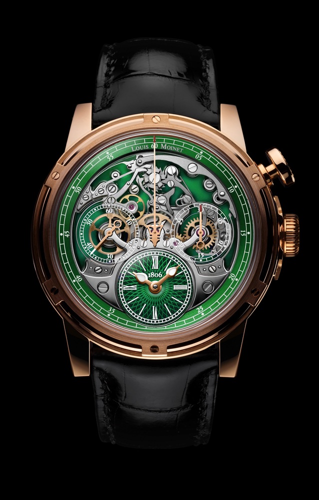 Photo Louis Moinet Memoris GREEN Limited Edition